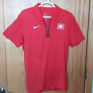 Nike Roger Federer Swiss Olympic Polo - M